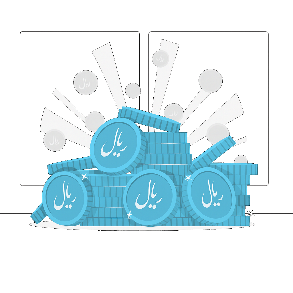 coins rial transparent