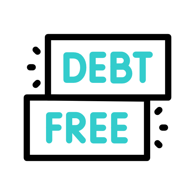 no debt back
